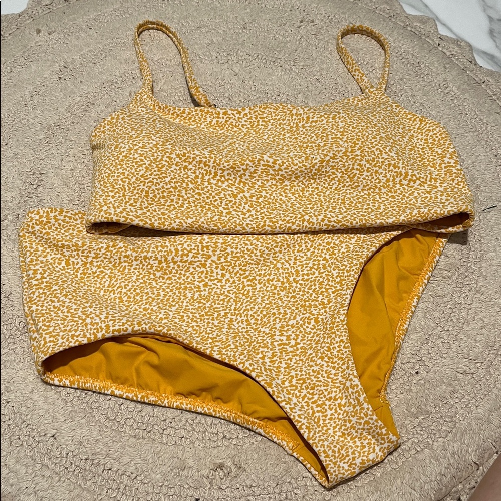 Athleta Print Bikini Swim Suit